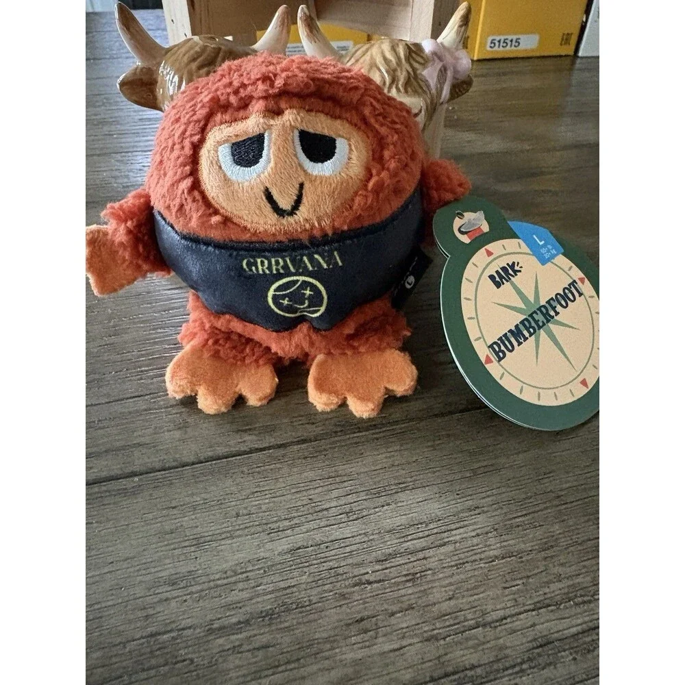 BarkBox Bumberfoot Dog Toy Rip And Reveal Large Dog Toy New With Tags